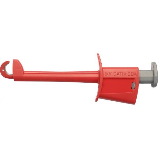 Schützinger SKPS 8341 Ni / RT bezpečnostní měřicí svorka zásuvka 4 mm červená