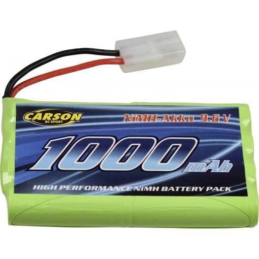 Carson Modellsport 608215 akupack NiMH (modelářství), 9.6 V, 1000 mAh, zástrčka Tamiya