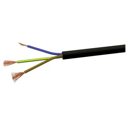 VOKA Kabelwerk 20053500 jednožilový kabel - lanko H05VV-F 3 x 1 mm² černá 100 m