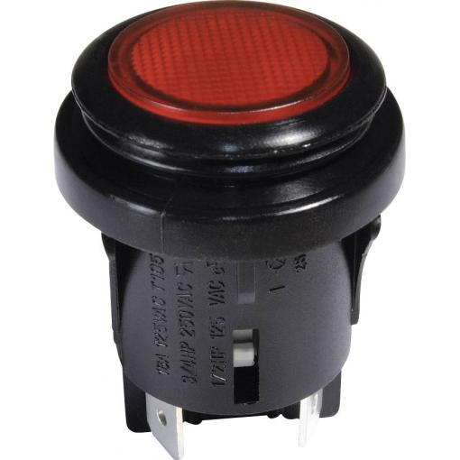 interBär, 3659-295.22 tlačítkový spínač, 25 mm, 250 V/AC, 16 A, 1 ks