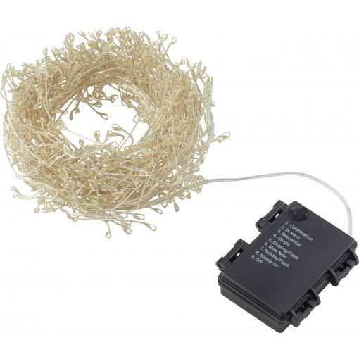 Sygonix SY-4722010 párty světelný řetěz venkovní na baterii Počet žárovek 700 LED teplá bílá