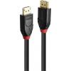 LINDY DisplayPort kabel Konektor DisplayPort, Konektor DisplayPort 5.00 m černá 41167 8K UHD, pozlacené kontakty Kabel DisplayPort