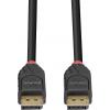 LINDY DisplayPort kabel Konektor DisplayPort, Konektor DisplayPort 5.00 m černá 41167 8K UHD, pozlacené kontakty Kabel DisplayPort