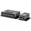 LINDY 50m 4 Port USB 2.0 Cat.5 Extender RJ45 USB extender přes síťový kabel RJ45 50 m