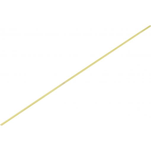 mosaz plochá hrana tyčový profil (d x š x v) 500 x 1 x 1 mm 1 ks