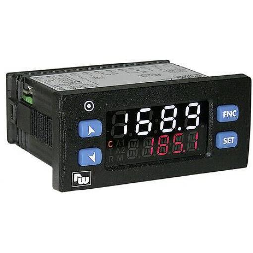 Wachendorff PID termostat K, S , R , J , Pt100, PT500, Pt1000, Ni100 , PTC1K , NTC10K SSR, relé 5 A (d x š x v) 53 x 77 x 35 mm