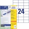 Avery-Zweckform 3474-200 70 x 37 mm papír bílá 5280 ks trvalé univerzální etikety 220 listů A4