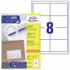 Avery-Zweckform 3660-200 97 x 67.7 mm papír bílá 1760 ks trvalé univerzální etikety 220 listů A4