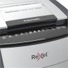 Rexel Optimum AutoFeed+ 600X skartovačka mikrořez 4 x 36 mm 110 l Počet listů (max.): 600 listů Křížový řez kancelářské sponky, sponky do sešívačky, kreditní