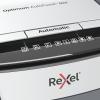 Rexel Optimum AutoFeed+ 50X skartovačka 50 listů mikrořez 4 x 28 mm P-4 20 l Křížový řez kancelářské sponky, sponky do sešívačky, kreditní karty