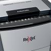 Rexel Optimum AutoFeed+ 300M skartovačka 300 listů mikrořez 2 x 15 mm P-5 60 l Křížový řez kancelářské sponky, sponky do sešívačky, kreditní karty