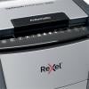 Rexel Optimum AutoFeed+ 300X skartovačka 300 listů mikrořez 4 x 25 mm P-4 60 l Křížový řez kancelářské sponky, sponky do sešívačky, kreditní karty