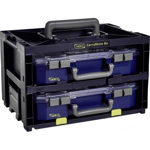 raaco CarryMore 80x2 kufřík na součástky (d x š x v) 278 x 386 x 241 mm 1 ks