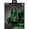 Trust GXT781 RIXA CAMO drátová myš USB maskáčová 6 tlačítko 800 dpi, 1200 dpi, 2400 dpi, 3200 dpi s podsvícením