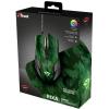 Trust GXT781 RIXA CAMO drátová myš USB maskáčová 6 tlačítko 800 dpi, 1200 dpi, 2400 dpi, 3200 dpi s podsvícením