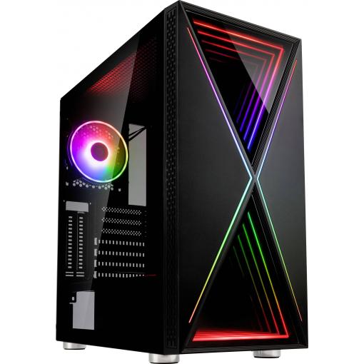 Kolink VOID X midi tower herní pouzdro, pouzdro černá