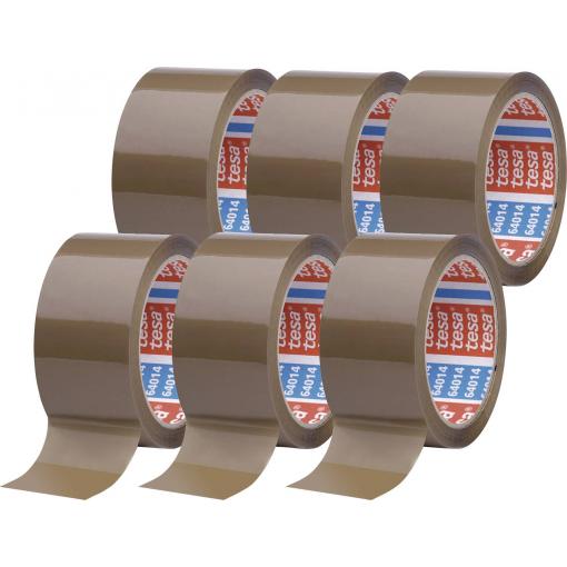 tesa tesapack 64014-501-00 lepicí páska hnědá (d x š) 66 m x 50 mm 6 ks