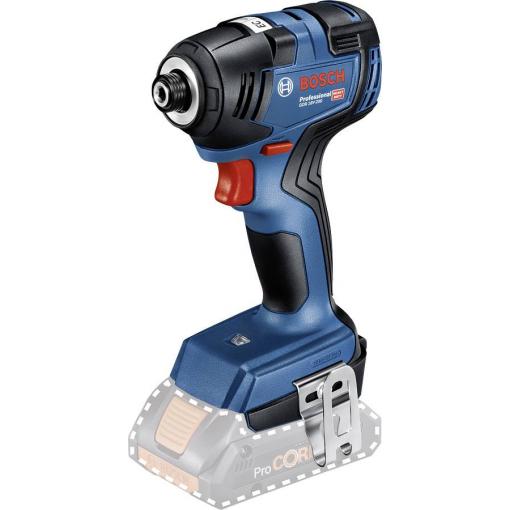Bosch Professional GDR 18V-200 Solo, 06019J2105 aku rázový utahovák, 200 Nm, 18 V, Li-Ion, bez akumulátoru, bez nabíječky, bezkartáčové