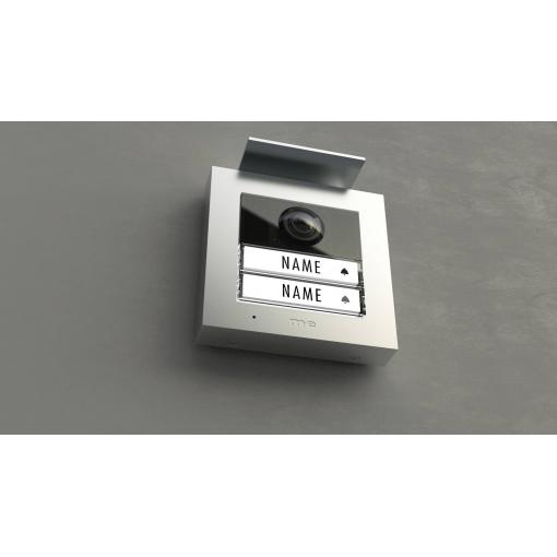 m-e modern-electronics VDV-2020 A kabelový, RFID domovní video telefon venkovní jednotka, antracitová, 41267