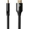 Oehlbach HDMI kabel Zástrčka HDMI-A, Zástrčka HDMI-A 3.00 m černá D1C92495 8K UHD, pozlacené kontakty HDMI kabel