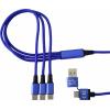 Smrter Nabíjecí kabel USB USB 2.0 USB-A zástrčka, USB-C ® zástrčka, USB-C ® zástrčka, USB-C ® zástrčka 1.20 m modrá SMRTER_TRIO_C_NB