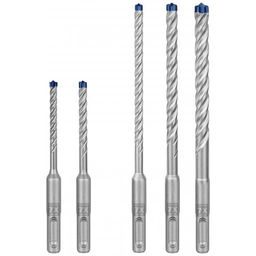 Bosch Accessories EXPERT SDS plus-7X 2608900197 wolfram-karbid příklepový vrták 5dílná 5 mm, 6 mm, 8 mm, 10 mm SDS plus 5 ks