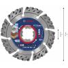 Bosch Accessories 2608900669 EXPERT MultiMaterial X-LOCK diamantový řezný kotouč Průměr 115 mm Ø otvoru 22.23 mm kámen, beton, cihla 1 ks