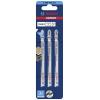Bosch Accessories 2608900547 Přímočarý pilový list EXPERT ‘Hardwood 2-side clean’ T 308 BFP, 3 ks 3 ks
