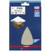 Bosch Accessories EXPERT M480 2608900732 brusná síť pro multifunkčníbrusku bez otvorů Zrnitost 320 (d x š) 150 mm x 100 mm 10 ks