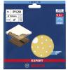 Bosch Accessories EXPERT C470 2608901106 brusné papíry pro excentrické brusky s otvory Zrnitost 120 (Ø) 150 mm 5 ks