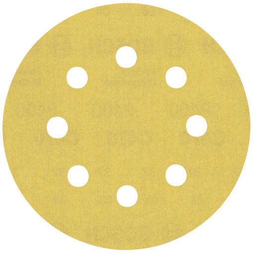 Bosch Accessories EXPERT C470 2608900801 brusné papíry pro excentrické brusky s otvory Zrnitost 400 (Ø) 115 mm 5 ks
