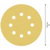 Bosch Accessories EXPERT C470 2608900912 brusné papíry pro excentrické brusky s otvory Zrnitost 120 (Ø) 125 mm 50 ks