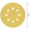 Bosch Accessories EXPERT C470 2608900916 brusné papíry pro excentrické brusky s otvory Zrnitost 400 (Ø) 125 mm 50 ks