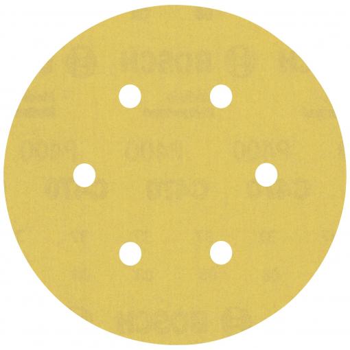 Bosch Accessories EXPERT C470 2608900821 brusné papíry pro excentrické brusky s otvory Zrnitost 400 (Ø) 150 mm 5 ks