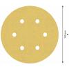 Bosch Accessories EXPERT C470 2608901122 brusné papíry pro excentrické brusky s otvory Zrnitost 150 (Ø) 150 mm 50 ks