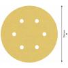 Bosch Accessories EXPERT C470 2608900920 brusné papíry pro excentrické brusky s otvory Zrnitost 100 (Ø) 150 mm 50 ks