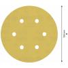 Bosch Accessories EXPERT C470 2608900924 brusné papíry pro excentrické brusky s otvory Zrnitost 320 (Ø) 150 mm 50 ks