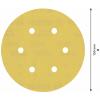 Bosch Accessories EXPERT C470 2608900925 brusné papíry pro excentrické brusky s otvory Zrnitost 400 (Ø) 150 mm 50 ks