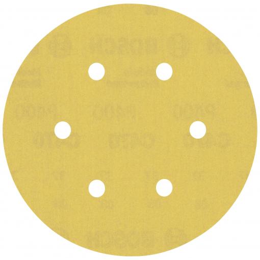 Bosch Accessories EXPERT C470 2608900925 brusné papíry pro excentrické brusky s otvory Zrnitost 400 (Ø) 150 mm 50 ks