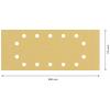 Bosch Accessories EXPERT C470 2608900876 brusný papír s otvory Zrnitost 100 (d x š) 280 mm x 115 mm 10 ks