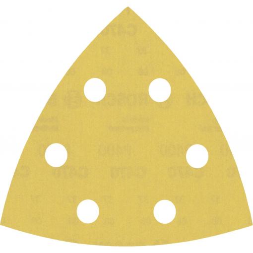 Bosch Accessories EXPERT C470 2608900934 brusný papír pro delta brusky s otvory Zrnitost 400 (d x š) 93 mm x 93 mm 50 ks