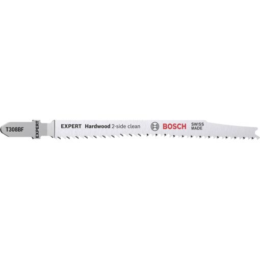 Bosch Accessories 2608900543 Přímočarý pilový list EXPERT ‘Hardwood 2-side clean’ T 308 BF, 3 ks 3 ks