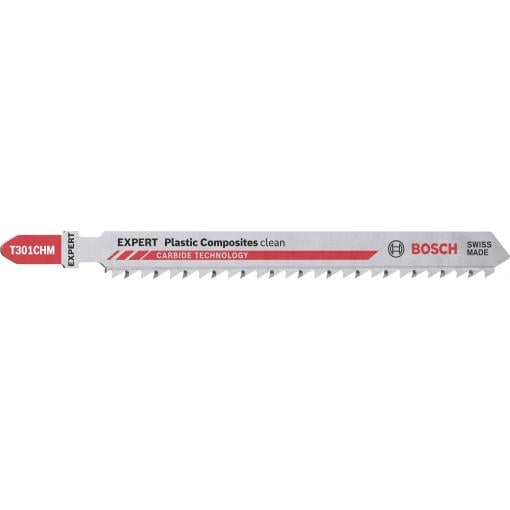 Bosch Accessories 2608900566 Pilový list do přímočaré pily EXPERT ‘Plastic Composites Clean’ T 301 CHM, 3 ks 3 ks