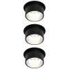 Paulmann 93383 LED vestavné svítidlo, 19.5 W, černá, železo