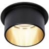Paulmann 93378 LED vestavné svítidlo, LED, pevně vestavěné LED, 6 W, černá (matná), zlatá