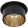 Paulmann 93378 LED vestavné svítidlo, LED, pevně vestavěné LED, 6 W, černá (matná), zlatá