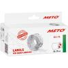 METO cenovky 9506166 přemístitelné Šířka etikety: 26 mm Výška štítku: 16 mm bílá 1 ks