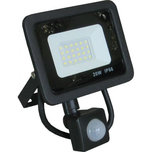 LED reflektor 20 W s PIR čidlem GR1047, IP66