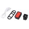 Zadní cyklistické světlo USB, 45× LED, 350 mAh