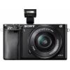 Sony ALPHA 6000 E-MOUNT KIT + 16-50MM systémová kamera E-Mount vč. SEL-P16-50 mm standardní objektiv s funkcí zoom 24.3 Megapixel černá Full HD videozáznam, Wi-Fi, otočný a naklápěcí displej, patice n